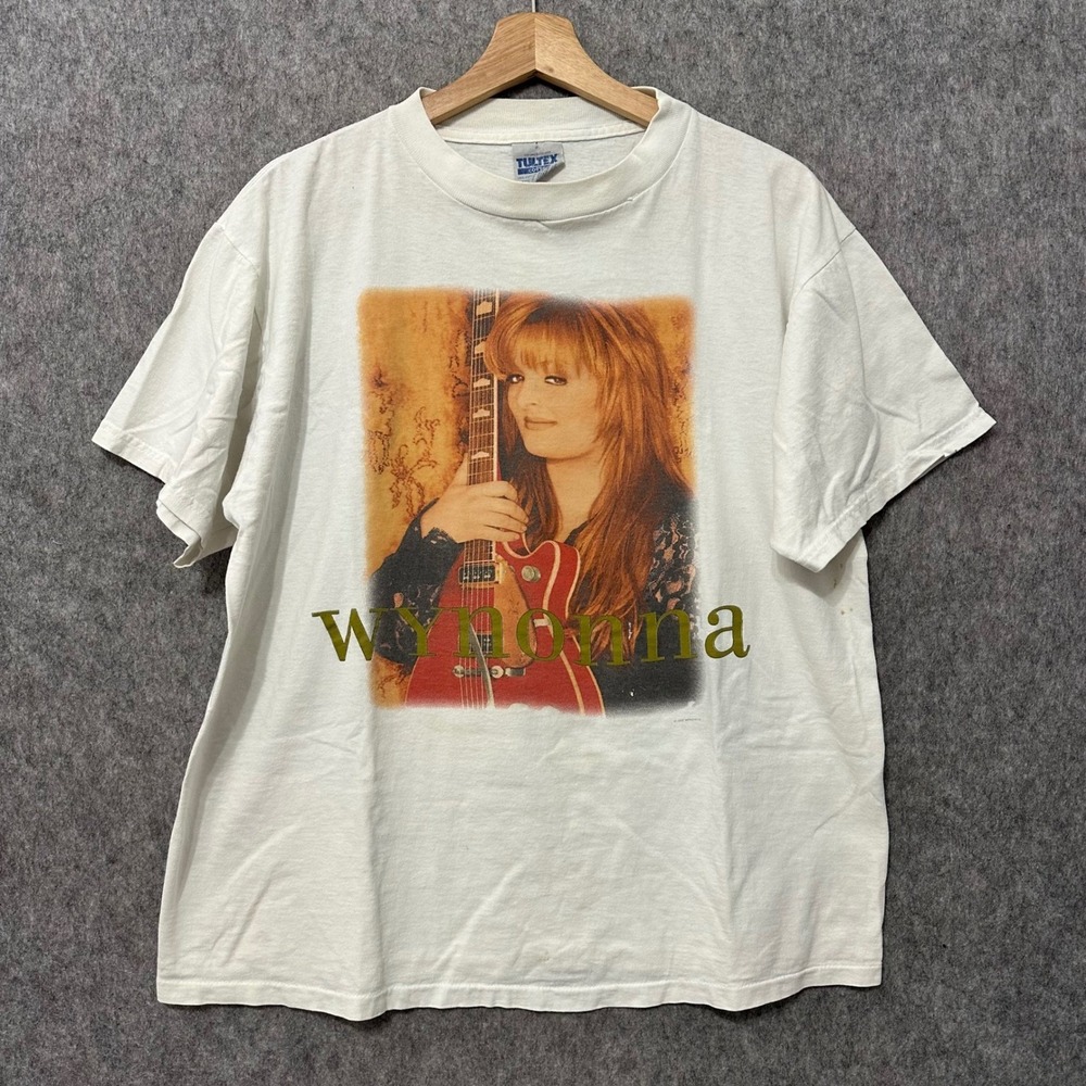 Vintage 1997‎ Wynonna Judd North American Tour T-Shirt Mens Large Tultex White